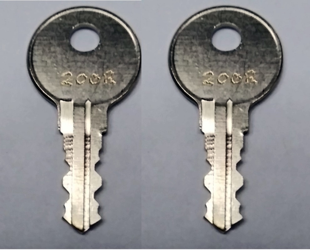 Jayco Camper Screen Door Key 200R (image for) Jayco Camper Screen Door Key 200R