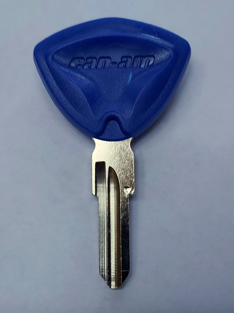 Can-AM Logo Blue Motorcycle Spyder Trike Transponder Key (image for) Can-AM Logo Blue Motorcycle Spyder Trike Transponder Key