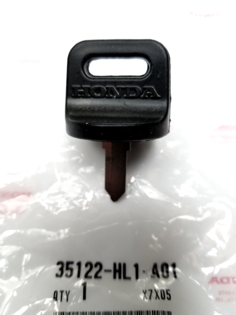 OEM Honda MUV/UTV HD75 Key with Rubber Head Cap C & D Codes (image for) OEM Honda MUV/UTV HD75 Key with Rubber Head Cap C & D Codes