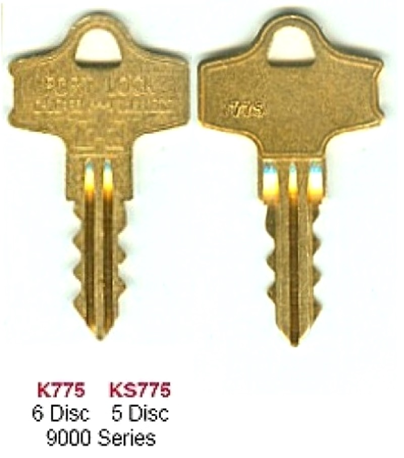 Snap On Tool Box Key Cut Codes 3001-3670 (image for) Snap On Tool Box Key Cut Codes 3001-3670